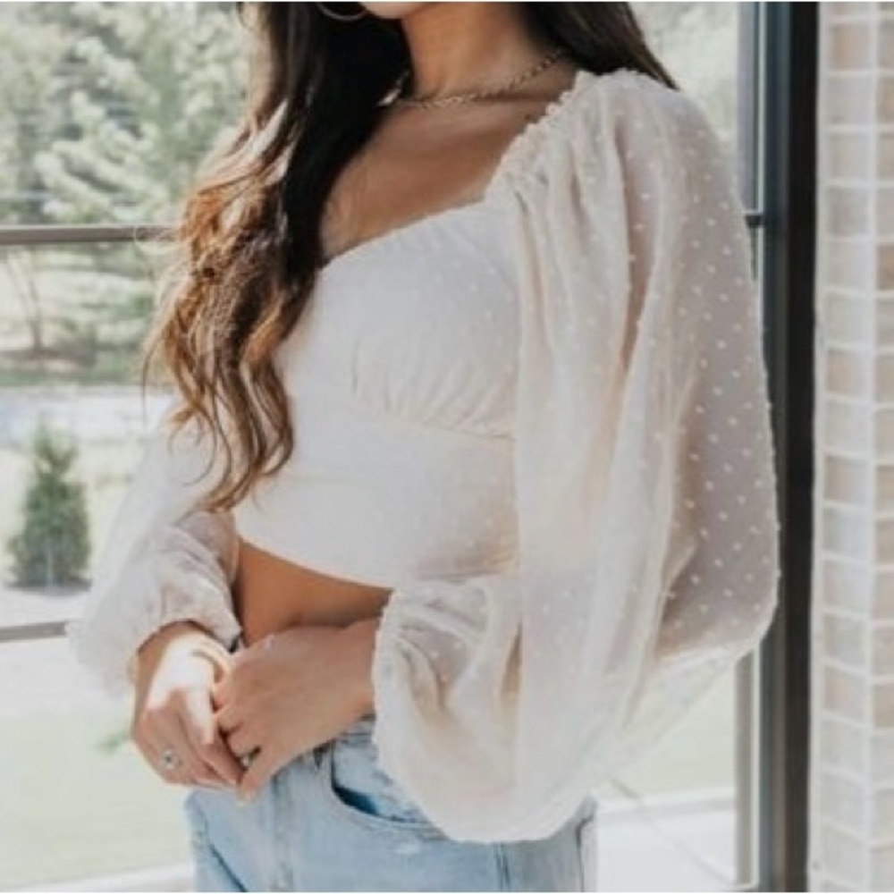 Cropped blouse